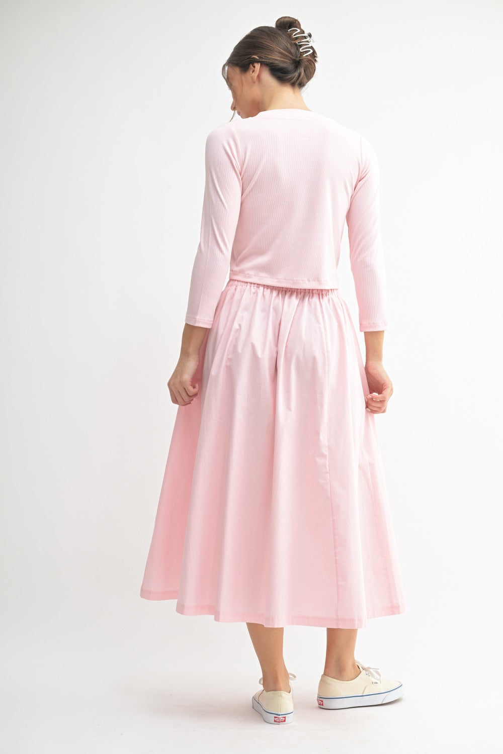 Two Piece Sweater and Skirt Set