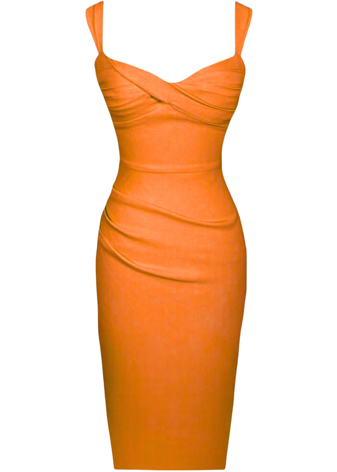 cotton linen wrap dress Natural Linen Wrap Dress with Playful Frills & Waist Belt main image 0
