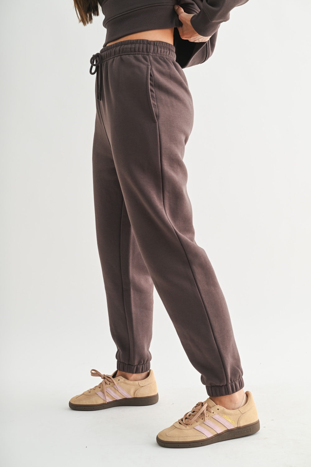 Classic Fit Fleece Pant Espresso