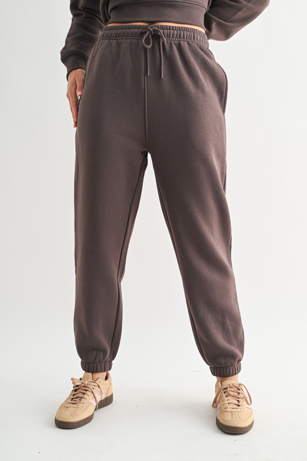 Classic Fit Fleece Pant Espresso