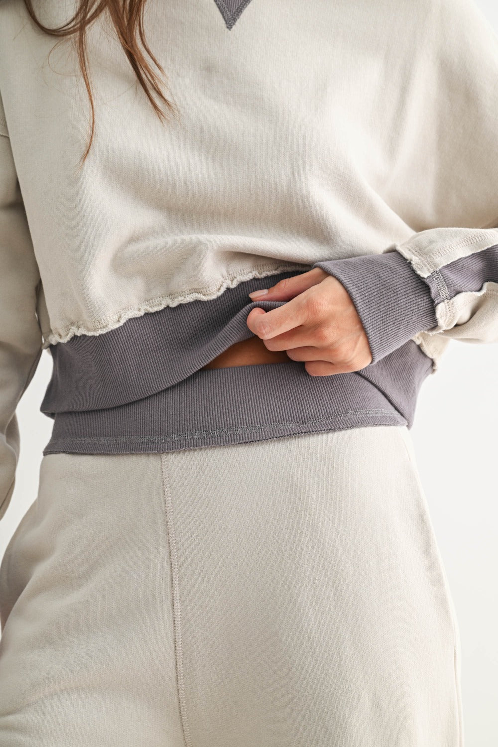 Color Block Two Piece SweatSet