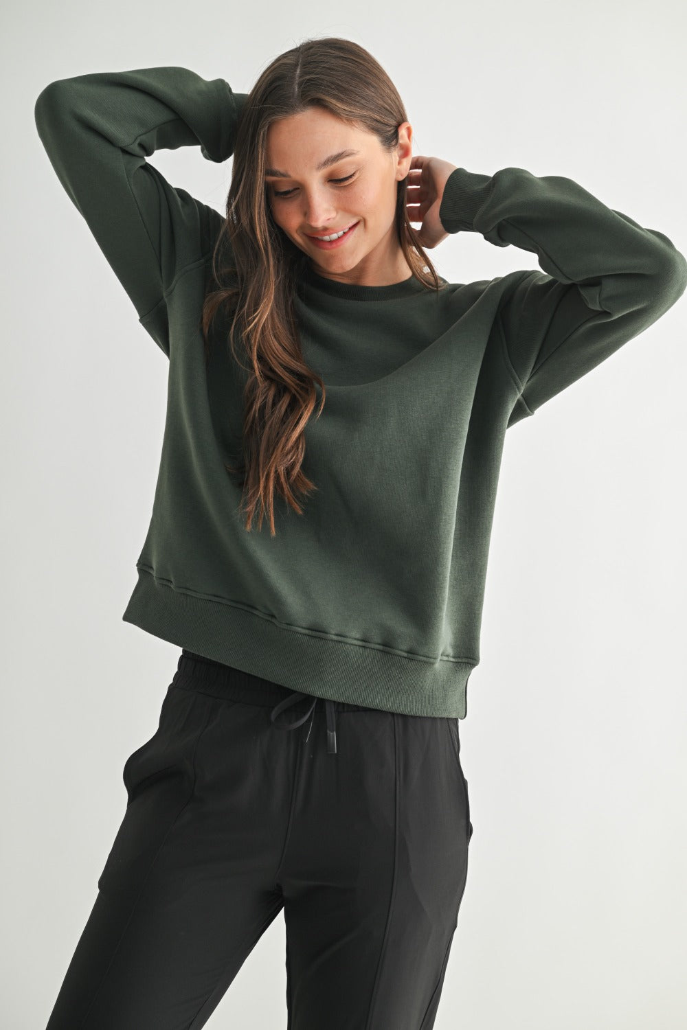 Classic Fit Forest Green Sweatshirt