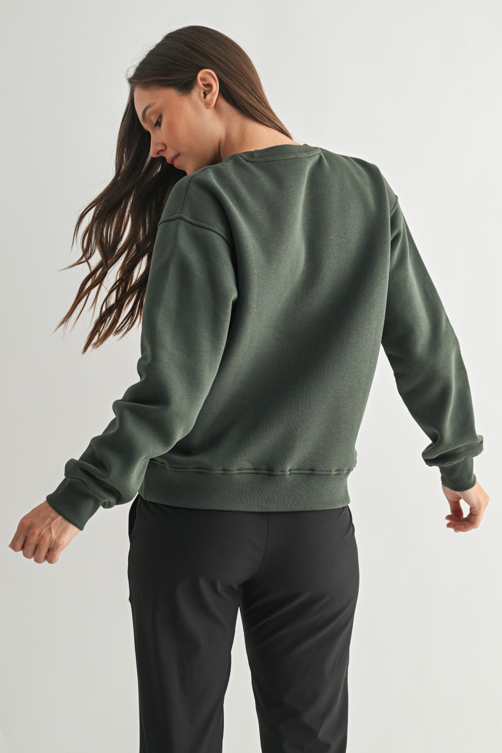 Classic Fit Forest Green Sweatshirt