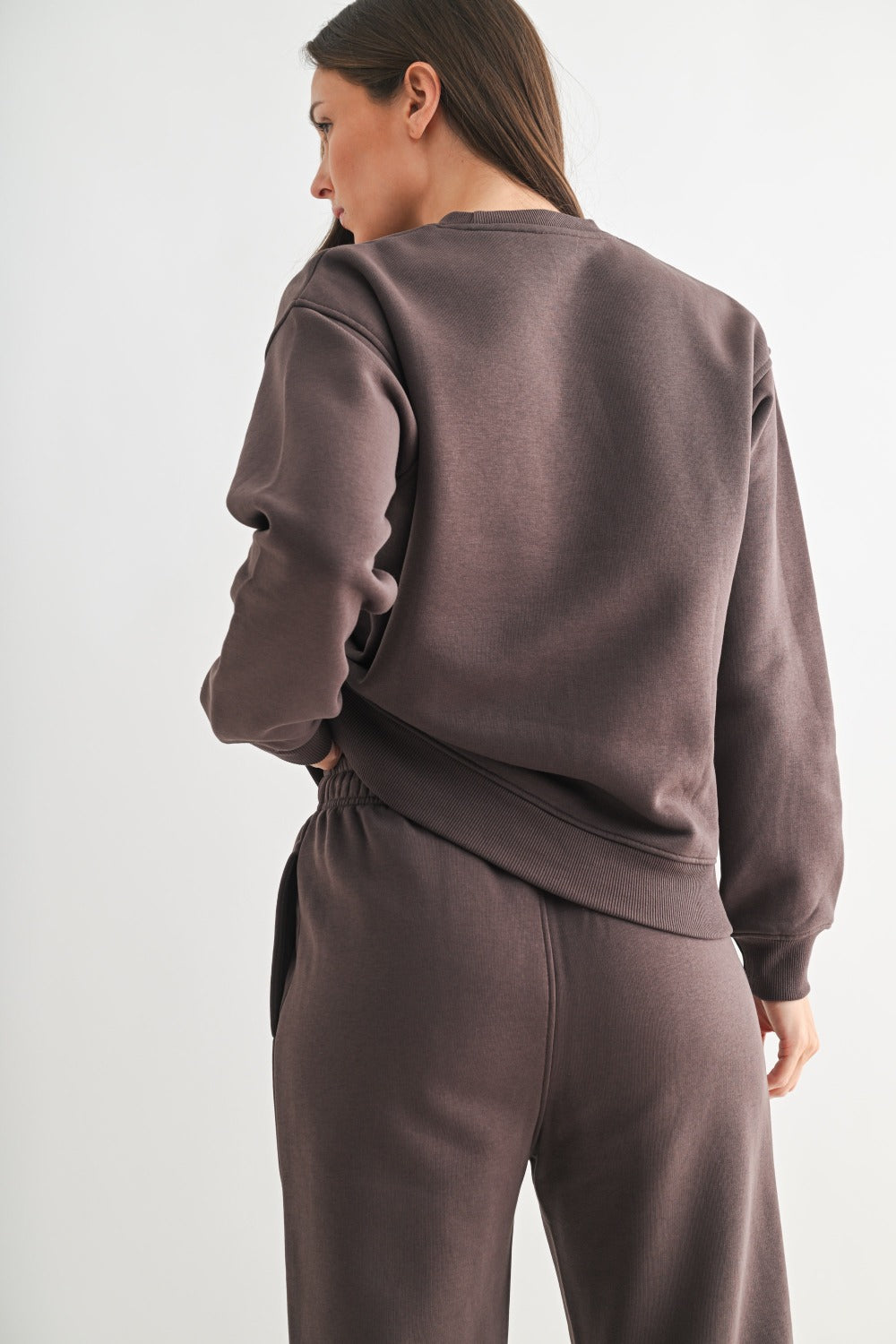Classic Fit Espresso Sweatshirt