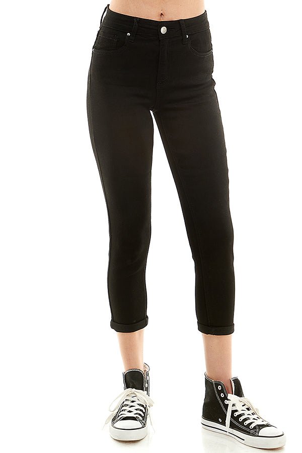 Sustainable Repreve Capri Cuffed Jeans