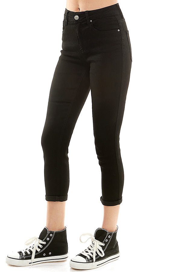 Sustainable Repreve Capri Cuffed Jeans