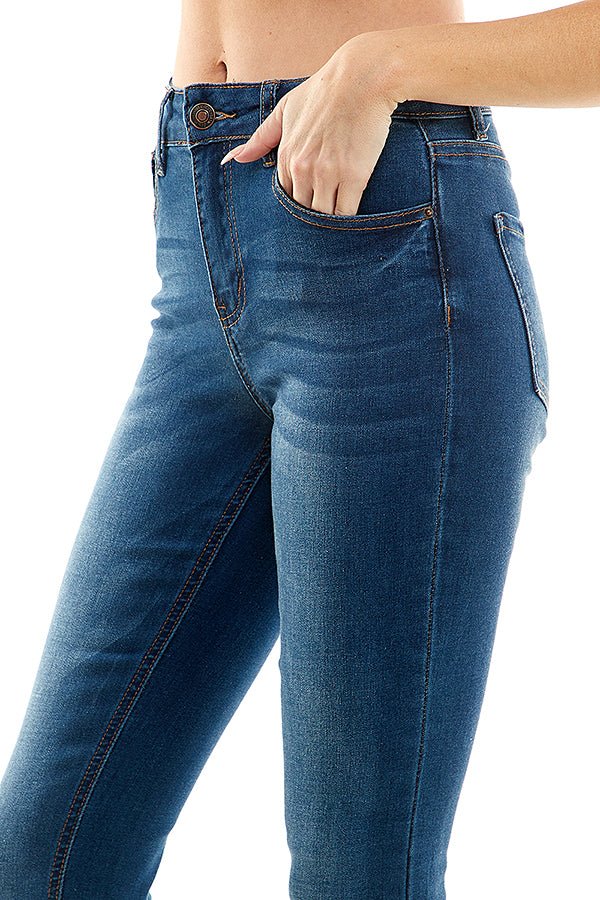 Sustainable Repreve Capri Cuffed Jeans