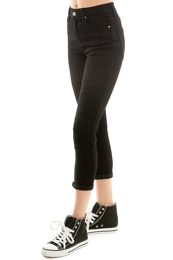 Sustainable Repreve Capri Cuffed Jeans