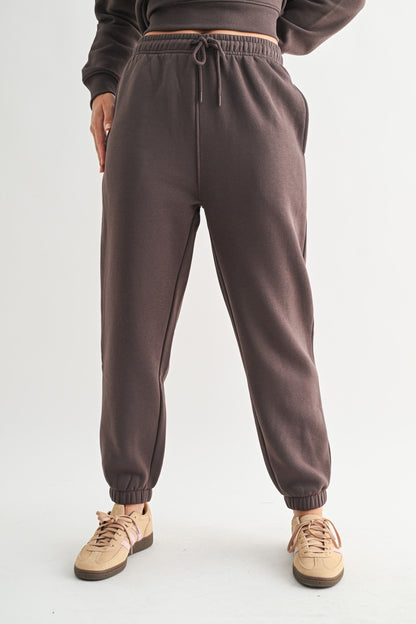 Classic Fit Fleece Pant Espresso