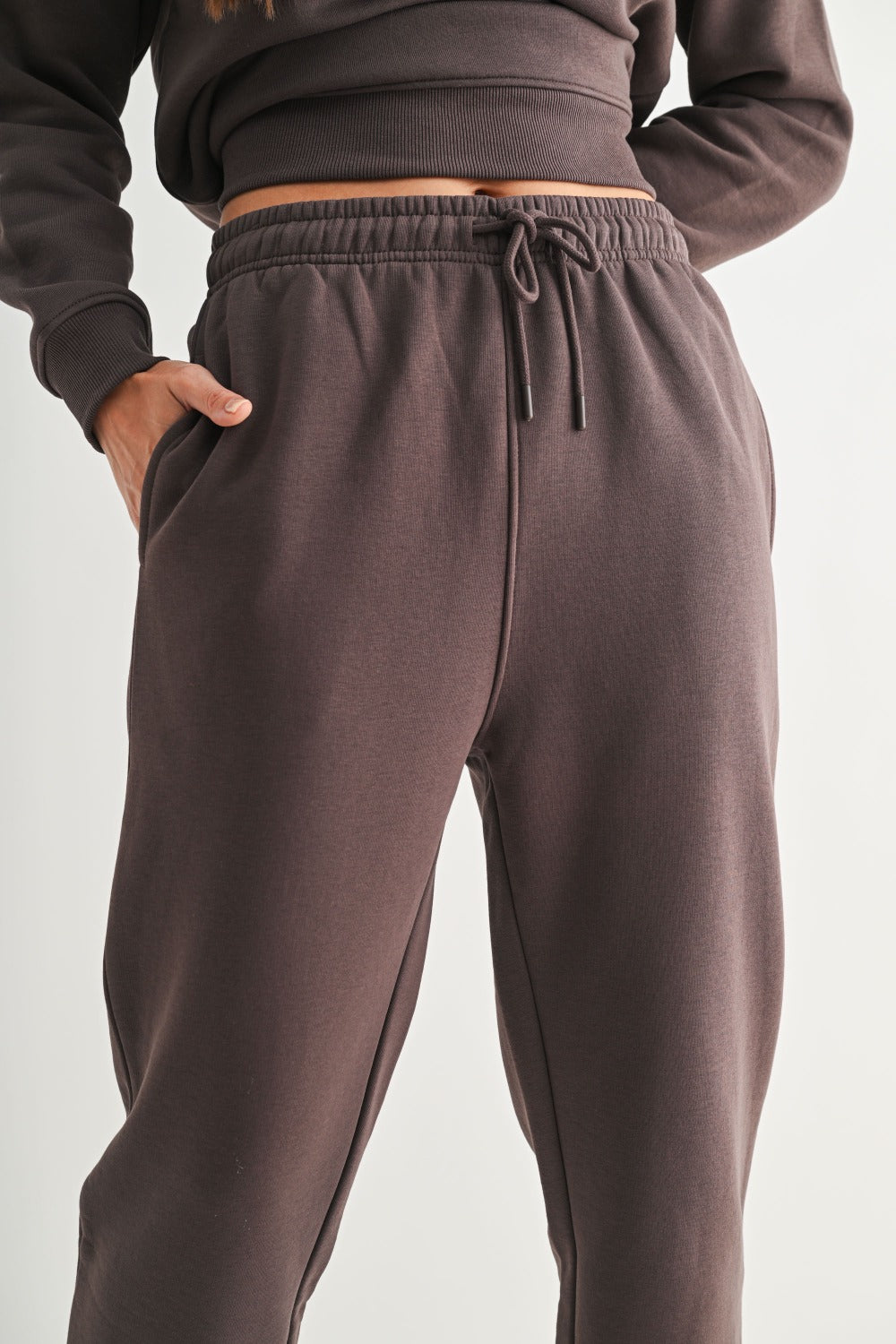 Classic Fit Fleece Pant Espresso
