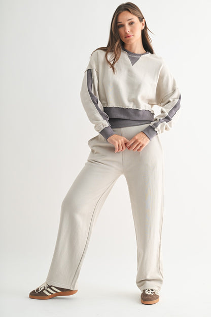 Color Block Two Piece SweatSet