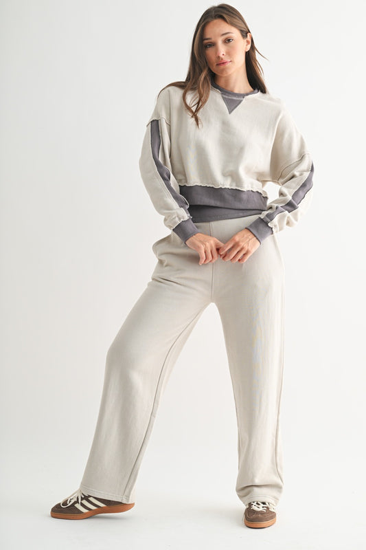 Color Block Two Piece SweatSet