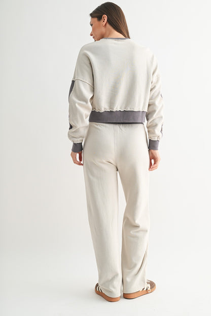 Color Block Two Piece SweatSet