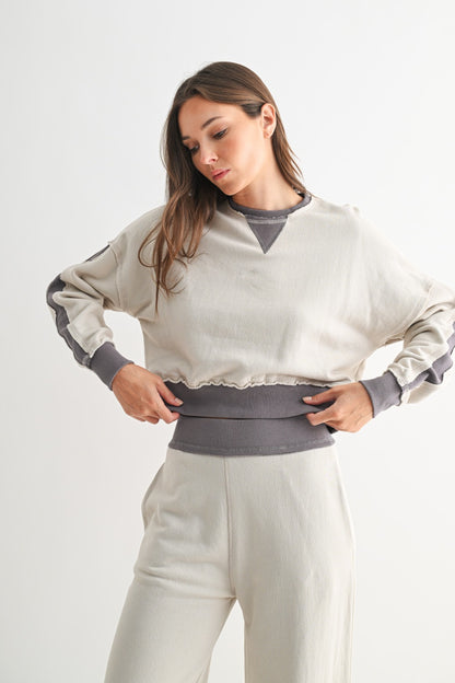 Color Block Two Piece SweatSet