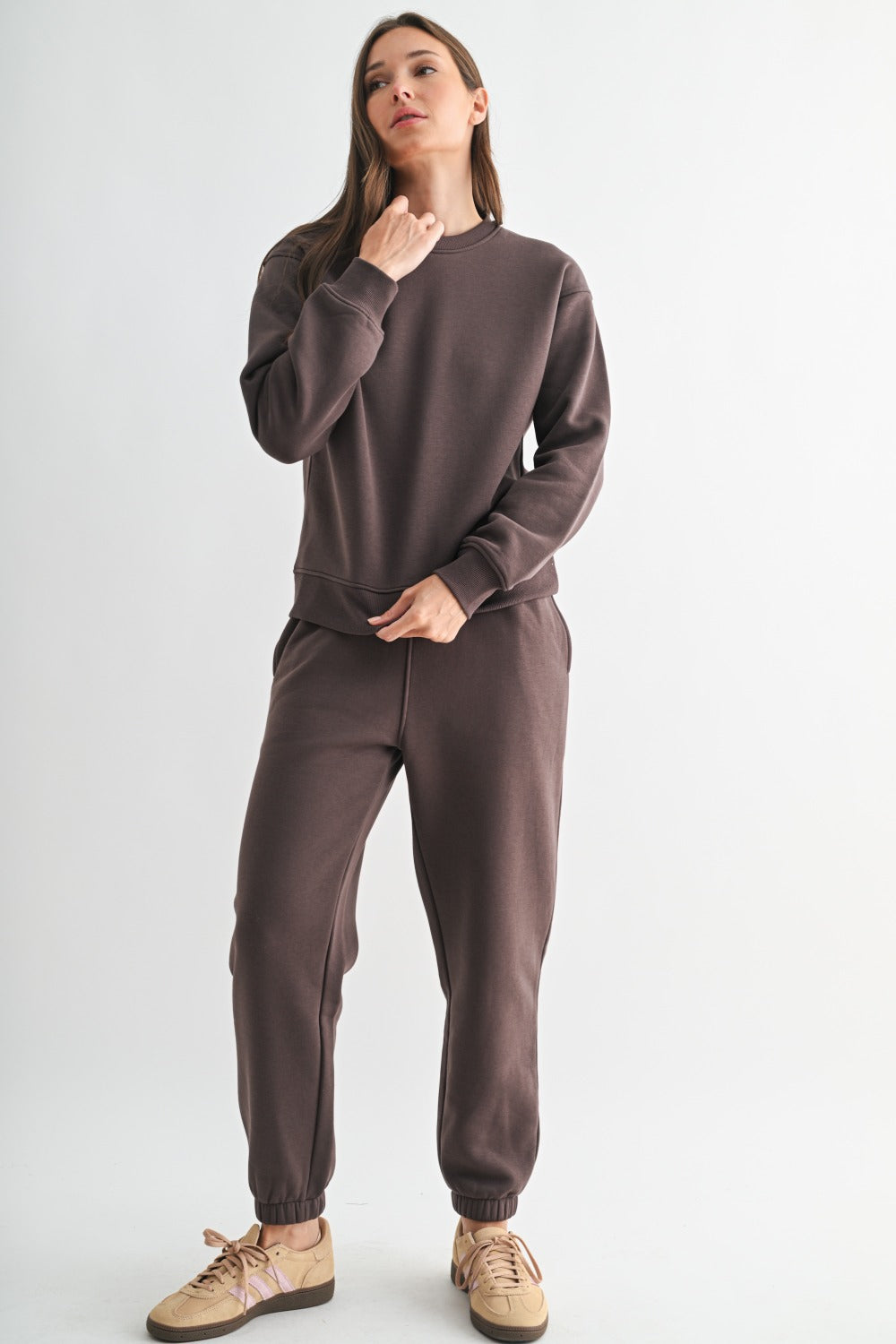 Classic Fit Espresso Sweatshirt