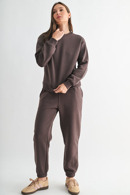 Classic Fit Espresso Sweatshirt