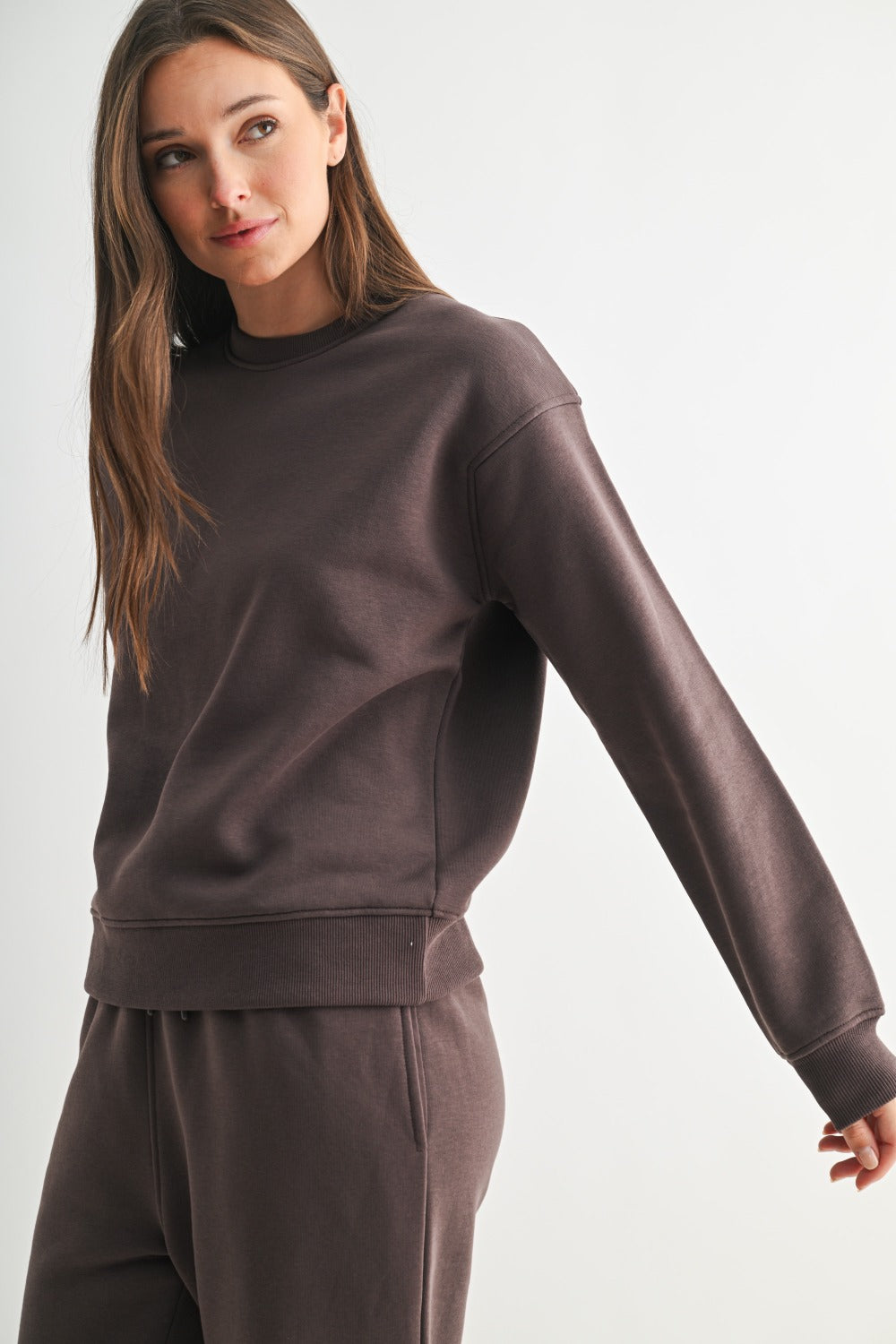 Classic Fit Espresso Sweatshirt