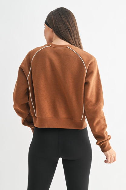 Edge Line Crewneck Sweater
